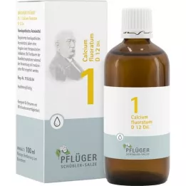 BIOCHEMIE Pflüger 1 Calcium fluoratum D 12 dråber, 100 ml