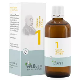 BIOCHEMIE Pflüger 1 Calcium fluoratum D 12 dråber, 100 ml