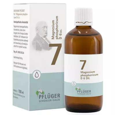 Biochemistry Pflueger 7 Magnesium phosphoricum D 6 dråber, 100 ml