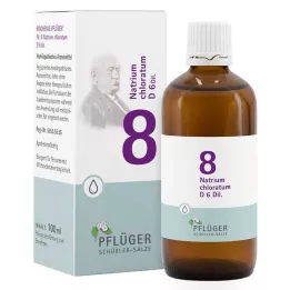 BIOCHEMIE Pflüger 8 Natrium chloratum D 6 dråber, 100 ml