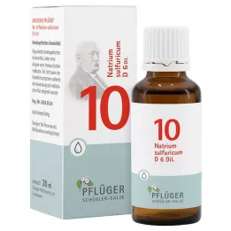 BIOCHEMIE Pflüger 10 Natrium sulfuricum D 6 dryp, 30 ml