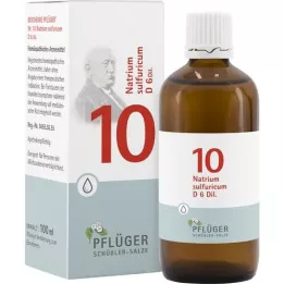 BIOCHEMIE Pflüger 10 Natrium sulfuricum D 6 dryp, 100 ml