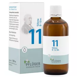 BIOCHEMIE Pflüger 11 Silicea D 12 dråber, 100 ml