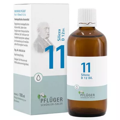 BIOCHEMIE Pflüger 11 Silicea D 12 dråber, 100 ml BIOCHEMIE Pflüger 11 Silicea D 12 dråber, 100 ml