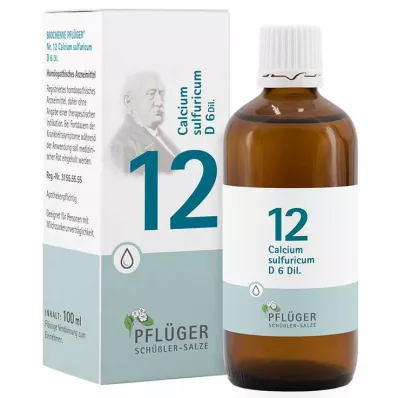 BIOCHEMIE Pflüger 12 Calcium sulphuricum D 6 dryp, 100 ml