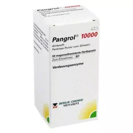 PANGROL 10.000 hårde kapsler med enterisk belagt skal, 50 stk