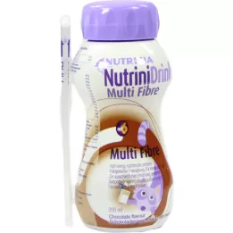 NUTRINIDRINK MultiFibre med chokoladesmag, 200 ml