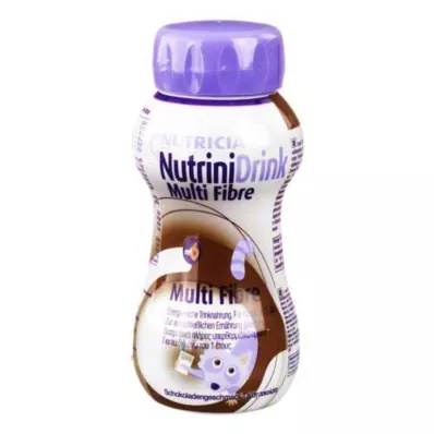 NUTRINIDRINK MultiFibre med chokoladesmag, 200 ml