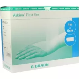 ASKINA Elast Fine bandage 6 cmx4 m løs, 20 stk