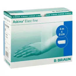 ASKINA Elast Fine bandage 6 cmx4 m løs, 20 stk