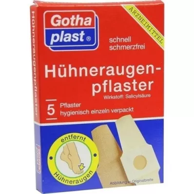 GOTHAPLAST Cornmed majsplaster 2x6 cm, 5 stk