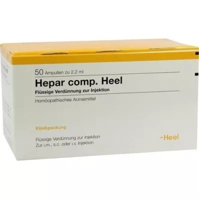 HEPAR COMP.Hælampuller, 50 stk