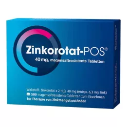 ZINKOROTAT POS enterotabletter, 500 stk
