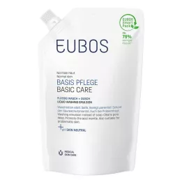 EUBOS FLÜSSIG blå uparfumeret genopfyldning, 400 ml
