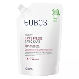 EUBOS FLÜSSIG rød med frisk duft refill, 400 ml