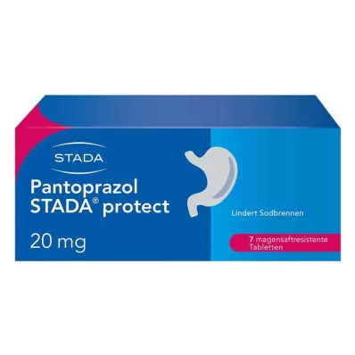 PANTOPRAZOL STADA protect 20 mg enterotabletter, 7 stk