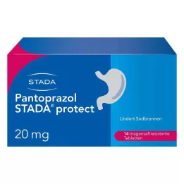 PANTOPRAZOL STADA protect 20 mg enterotabletter, 14 stk