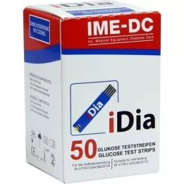 IDIA IME-DC Blodsukker-teststrimler, 50 stk