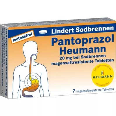 PANTOPRAZOL Heumann 20 mg mod halsbrand msr. tabletter, 7 stk