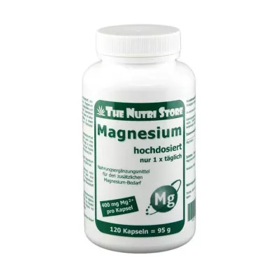 MAGNESIUM 400 mg kapsler, 120 stk