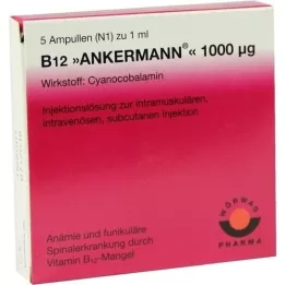 B12 ANKERMANN 1.000 μg ampuller, 5X1 ml