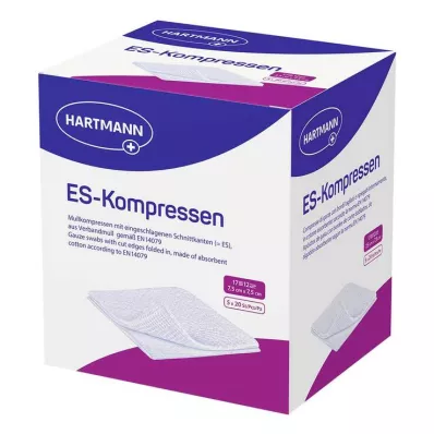 ES-KOMPRESSEN steril 7,5x7,5 cm 12x bulkpakke, 5X20 stk