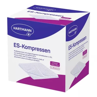 ES-KOMPRESSEN steril 10x10 cm 12x bulkpakke, 5X20 stk