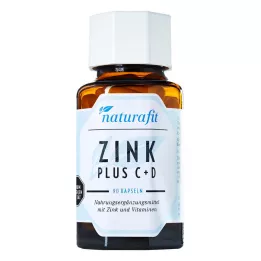 NATURAFIT Zink Plus C+D-kapsler, 90 kapsler