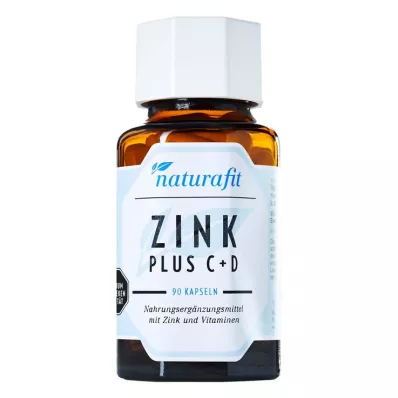 NATURAFIT Zink Plus C+D-kapsler, 90 kapsler