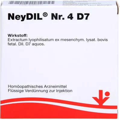 NEYDIL No.4 D 7 ampuller, 5X2 ml