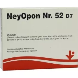 NEYOPON No.52 D 7 ampuller, 5X2 ml