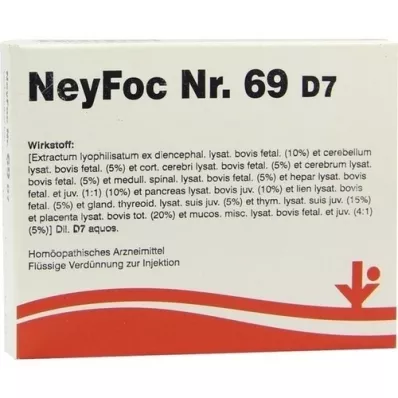NEYFOC No.69 D 7 ampuller, 5X2 ml