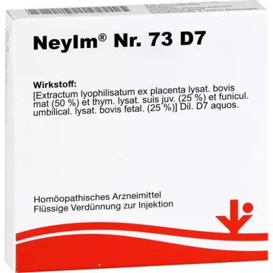 NEYIM No.73 D 7 ampuller, 5X2 ml