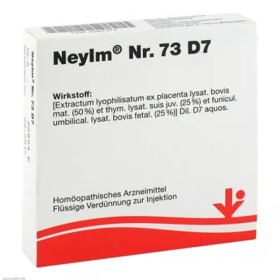 NEYIM No.73 D 7 ampuller, 5X2 ml