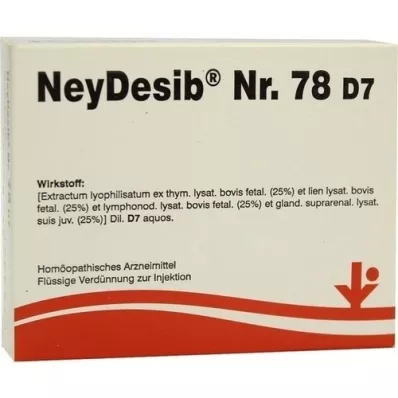 NEYDESIB No.78 D 7 ampuller, 5X2 ml