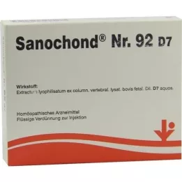 SANOCHOND No.92 D 7 ampuller, 5X2 ml