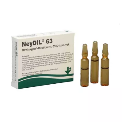 NEYDIL Nr.63 Revitorgan Dil.D 4 pr. ampul vet., 5X2 ml