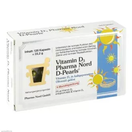 VITAMIN D3 PHARMA Nord 20 μg kapsler, 120 kapsler