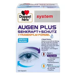 DOPPELHERZ Eyes plus vision+protection system kapsler, 120 stk