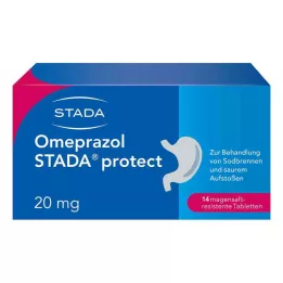 OMEPRAZOL STADA protect 20 mg enterotabletter, 14 stk