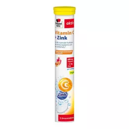 DOPPELHERZ C-vitamin+Zink-brusetabletter, 15 stk
