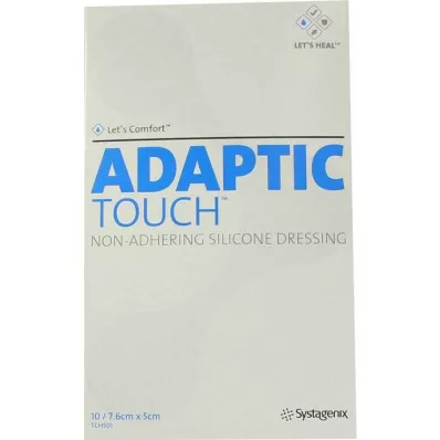Adaptic Touch 7,6x5cm Non Adher.Sil.D.Wundgaze, 10 stk