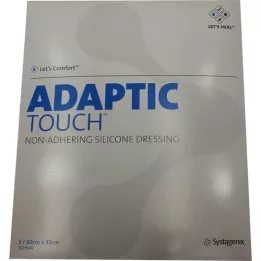 ADAPTIC Touch 20x32 cm ikke-hæftende silikone-sårbandage, 5 stk