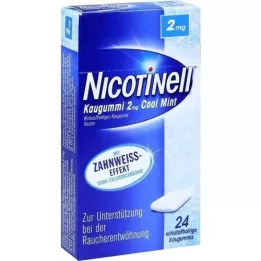 NICOTINELL Tyggegummi Cool Mint 2 mg, 24 stk