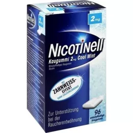 NICOTINELL Tyggegummi Cool Mint 2 mg, 96 stk