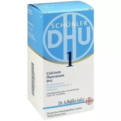 BIOCHEMIE DHU 1 Calcium fluoratum D 12 tabletter, 420 stk