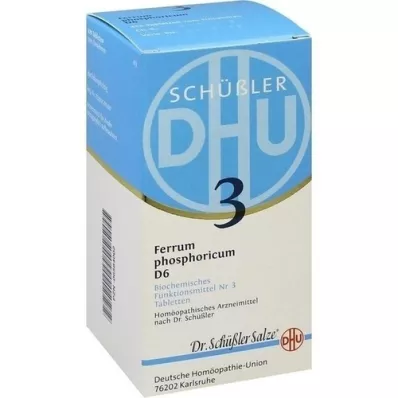 BIOCHEMIE DHU 3 Ferrum phosphoricum D 6 Tabletter, 420 Kapsler