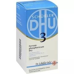 BIOCHEMIE DHU 3 Ferrum phosphoricum D 12 Tabletter, 420 Kapsler