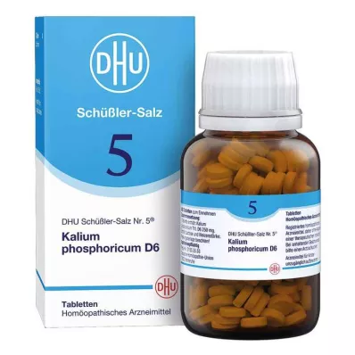 BIOCHEMIE DHU 5 Kalium phosphoricum D 6 tabletter, 420 stk BIOCHEMIE DHU 5 Kalium phosphoricum D 6 tabletter, 420 stk