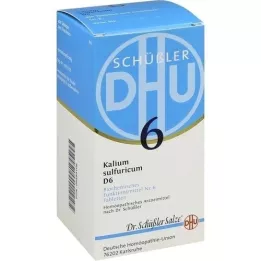 BIOCHEMIE DHU 6 Kalium sulfuricum D 6 Tabletter, 420 Kapsler